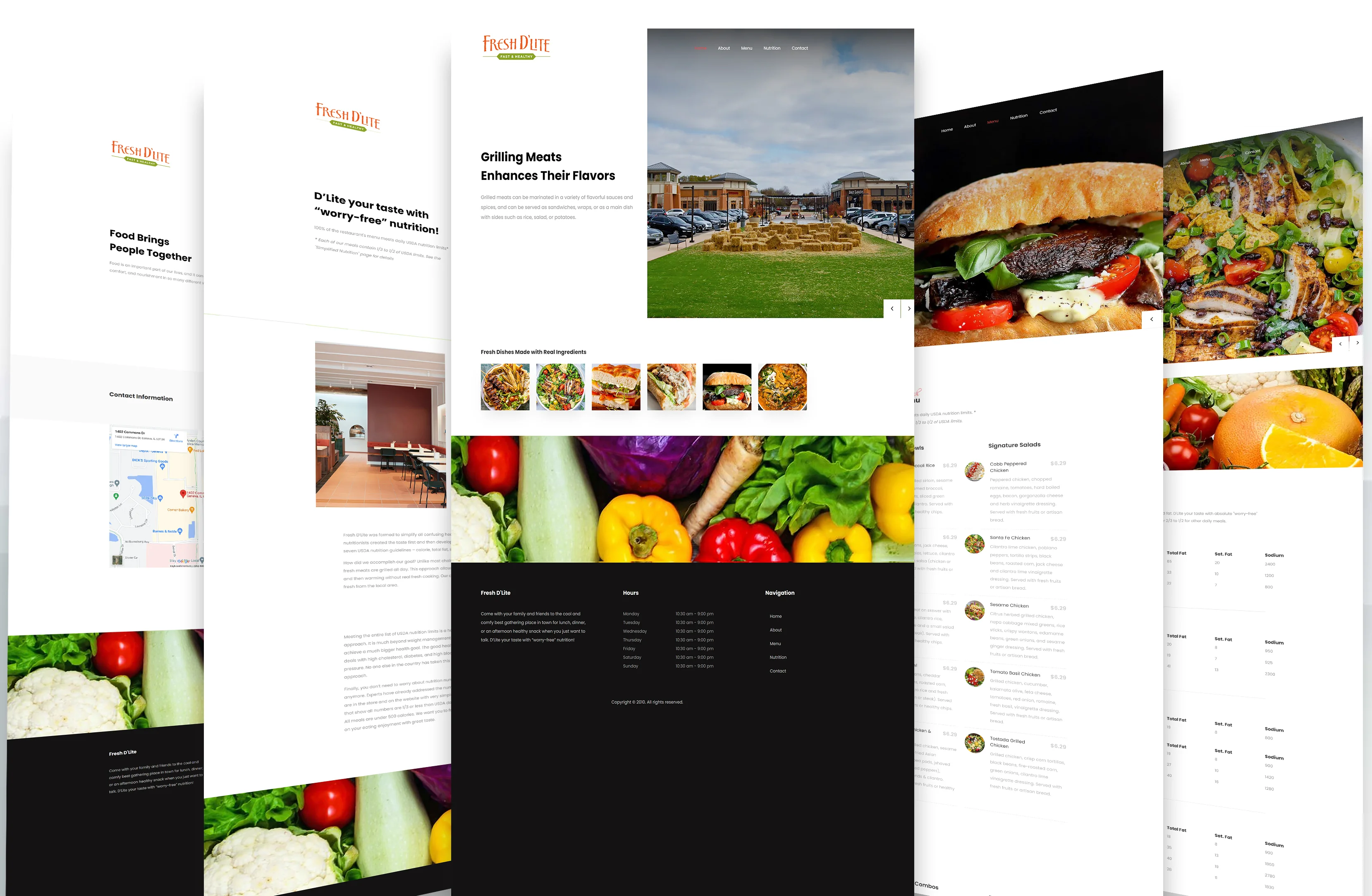 Fresh D'Lite website